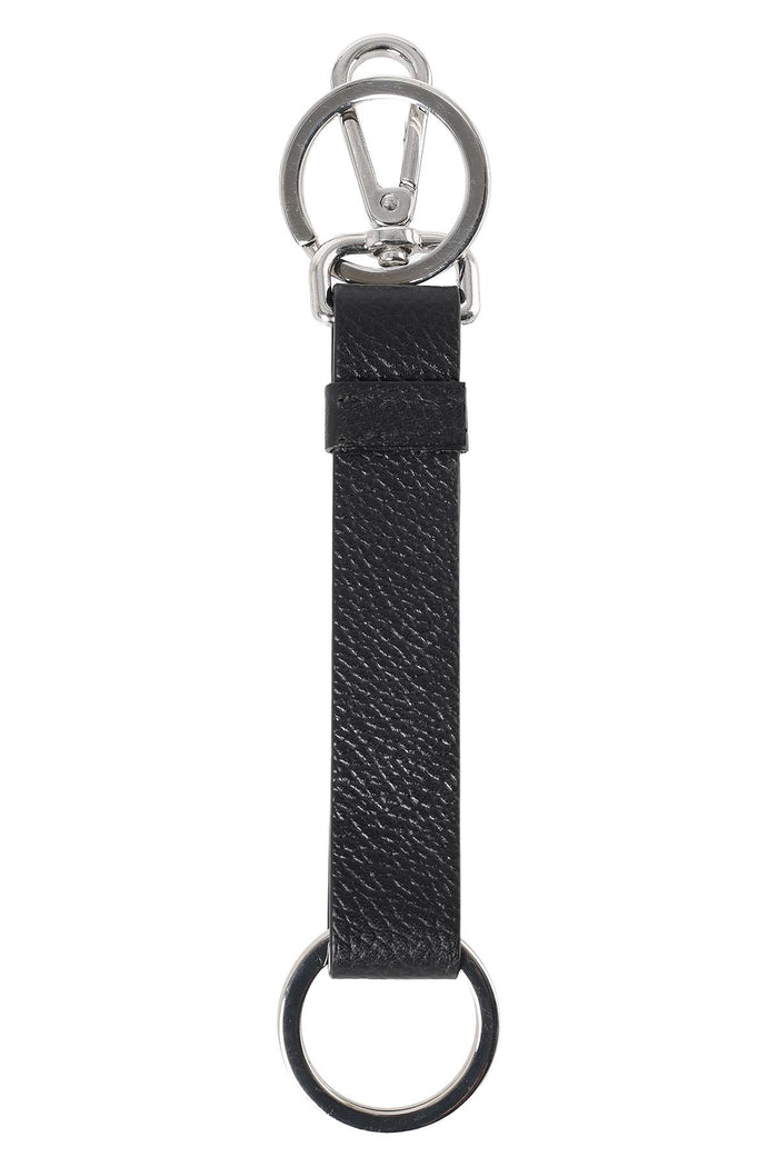 DIESEL Black BUSYKEY Keyring Keychain Accessory Unisex