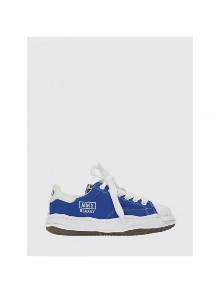Maison Mihara Yasuhiro Blakey Canvas Low Top Sneakers Blue