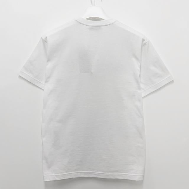 GUCCI Printed Logo Short Sleeve T-Shirt White Cotton Men
