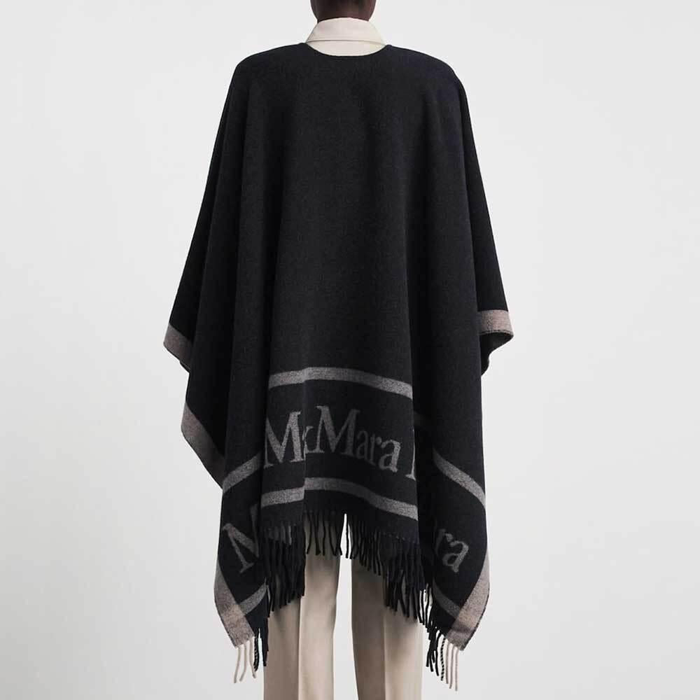 Max Mara Hilde Wool Cape Coat for Women 24546071600 007