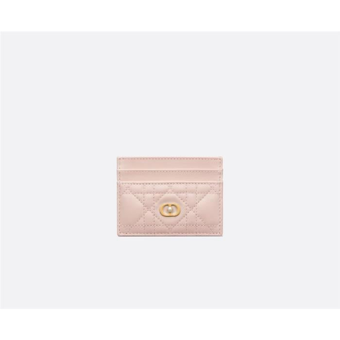 DIOR Jolie Freesia Leather Card Holder Wallet