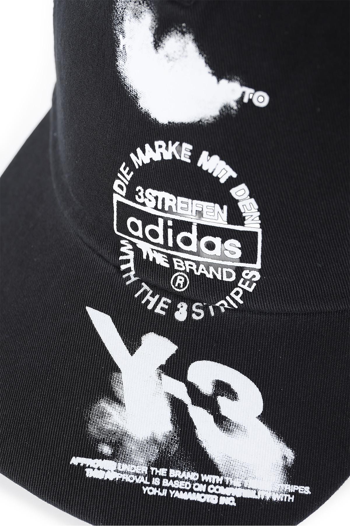 Y-3 Graphic Logo Black Cap