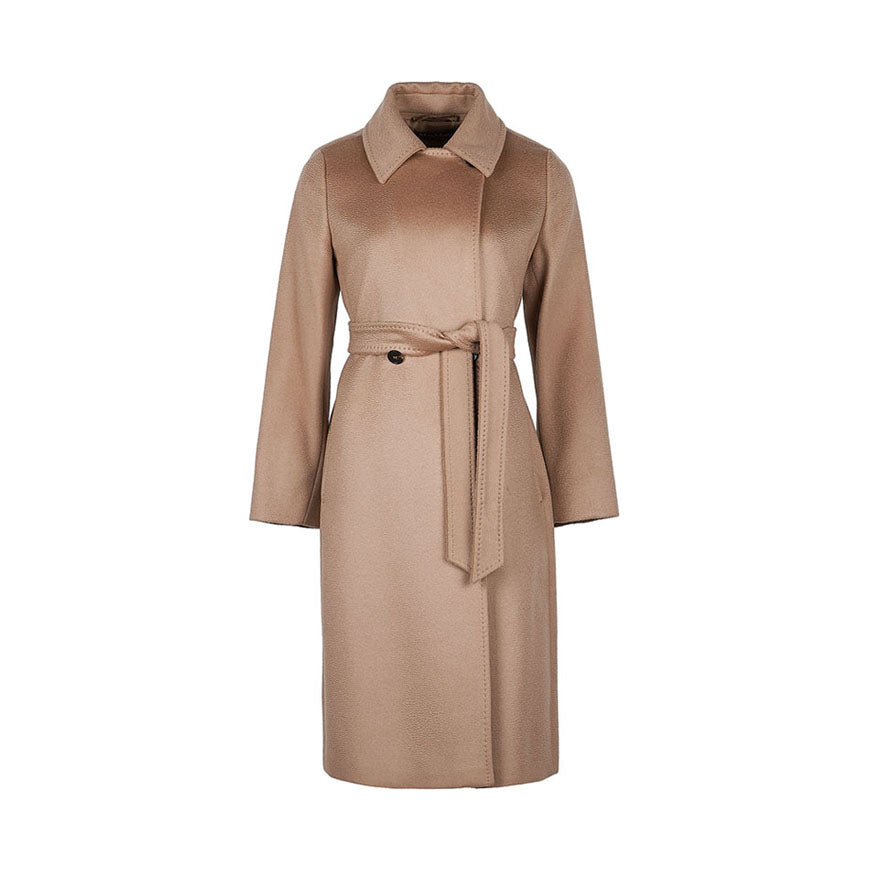 Max Mara Wool Blend Vicolo Double-Breasted Coat Black Women’s