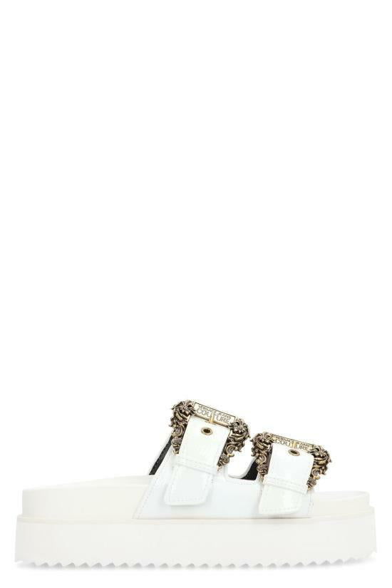 Versace Baroque Buckle Arizona Sandals 78VA3SM1 ZS539 003