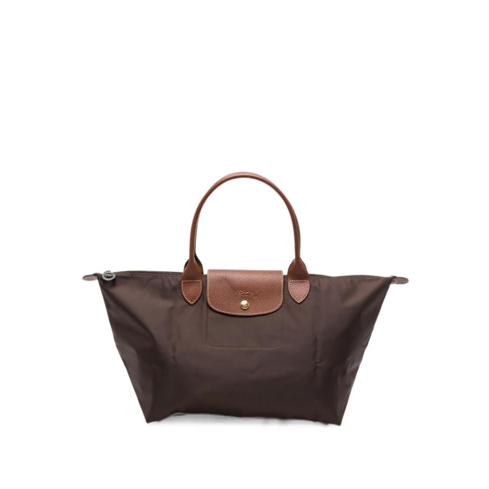 Longchamp Black Leather Tote Bag