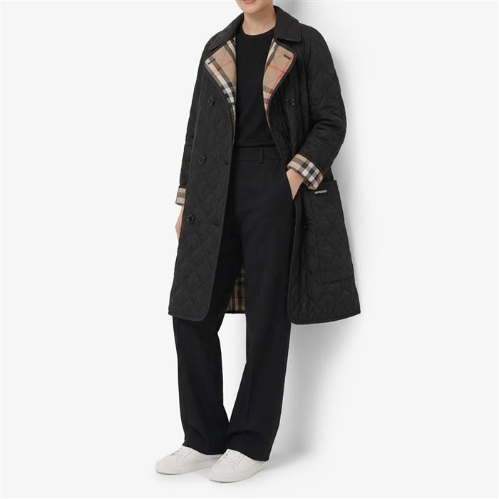 BURBERRY Tything Women’s Long Quilted Jacket 80841991
