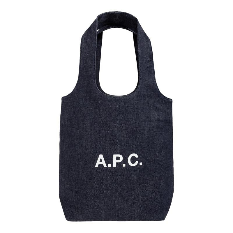 A.P.C. Ninon Small Tote Bag Leather Beige Unisex