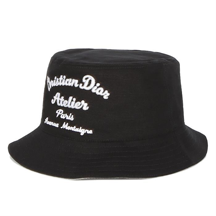 DIOR Atelier Logo Bucket Hat Black Men’s Accessories