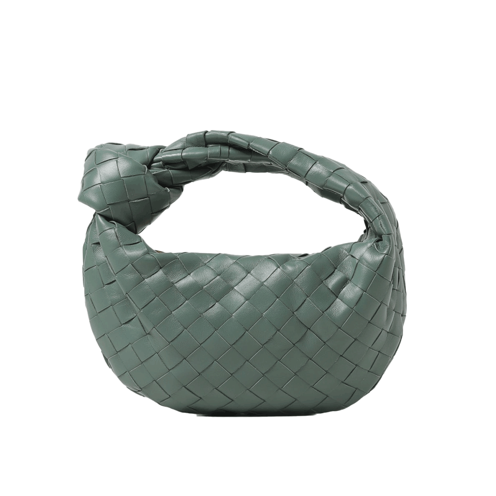 Bottega Veneta Intrecciato Candy Jodie Tote Bag Green Leather