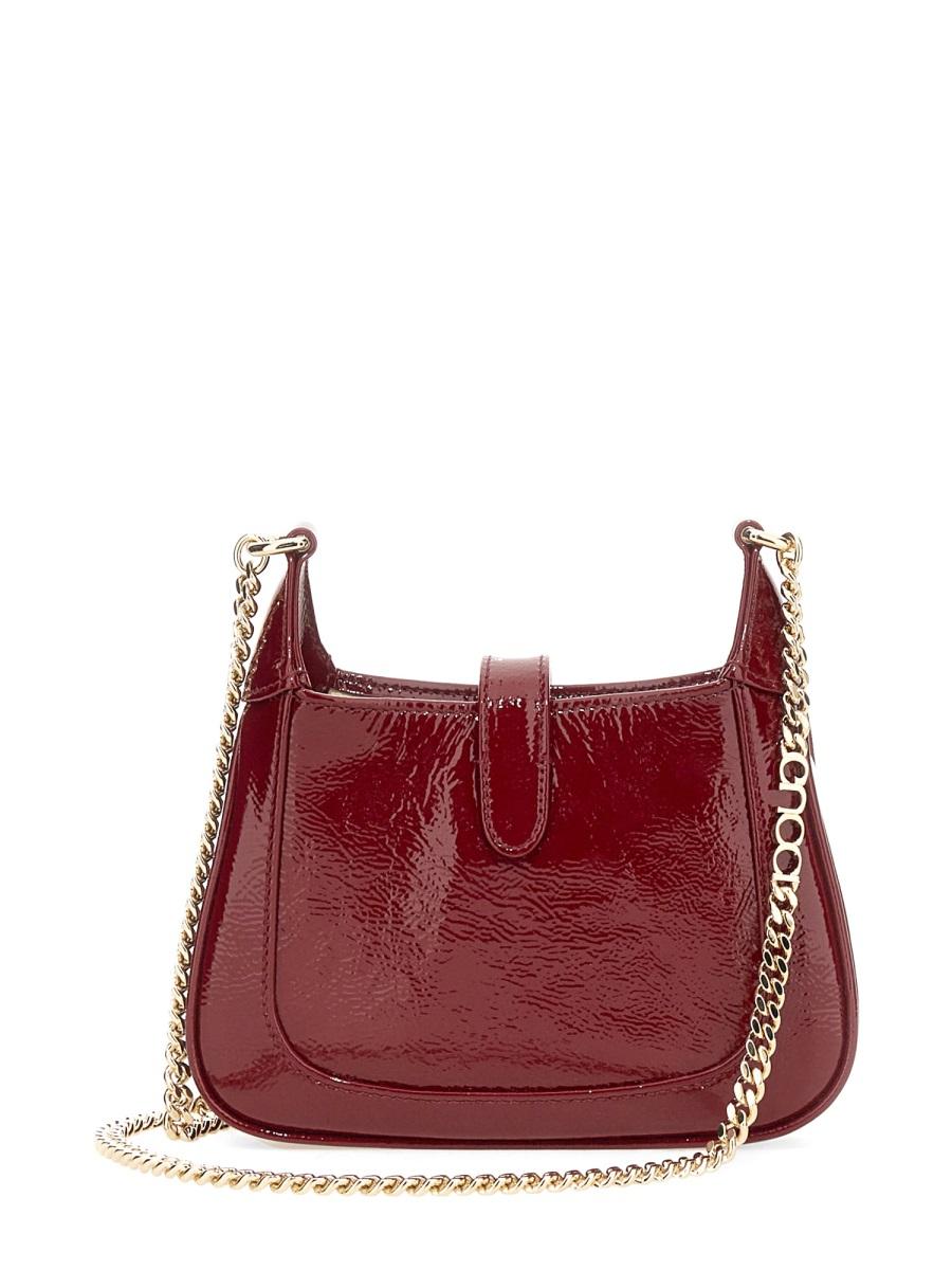 GUCCI Leather Mini Crossbody Bag Black