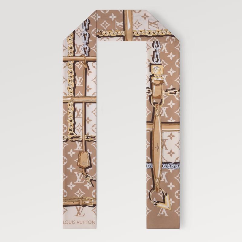 Louis Vuitton Monogram Confidential Bandeau Silk Scarf