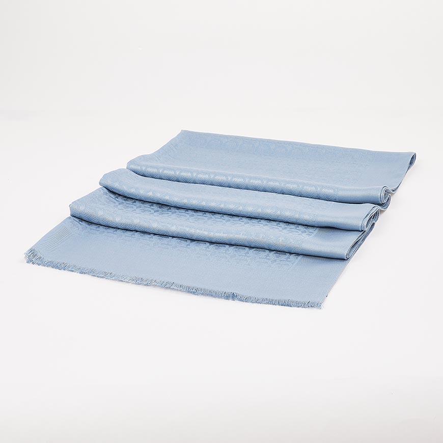 Ferragamo Women’s Gancini Scarf Washed Denim 0791132