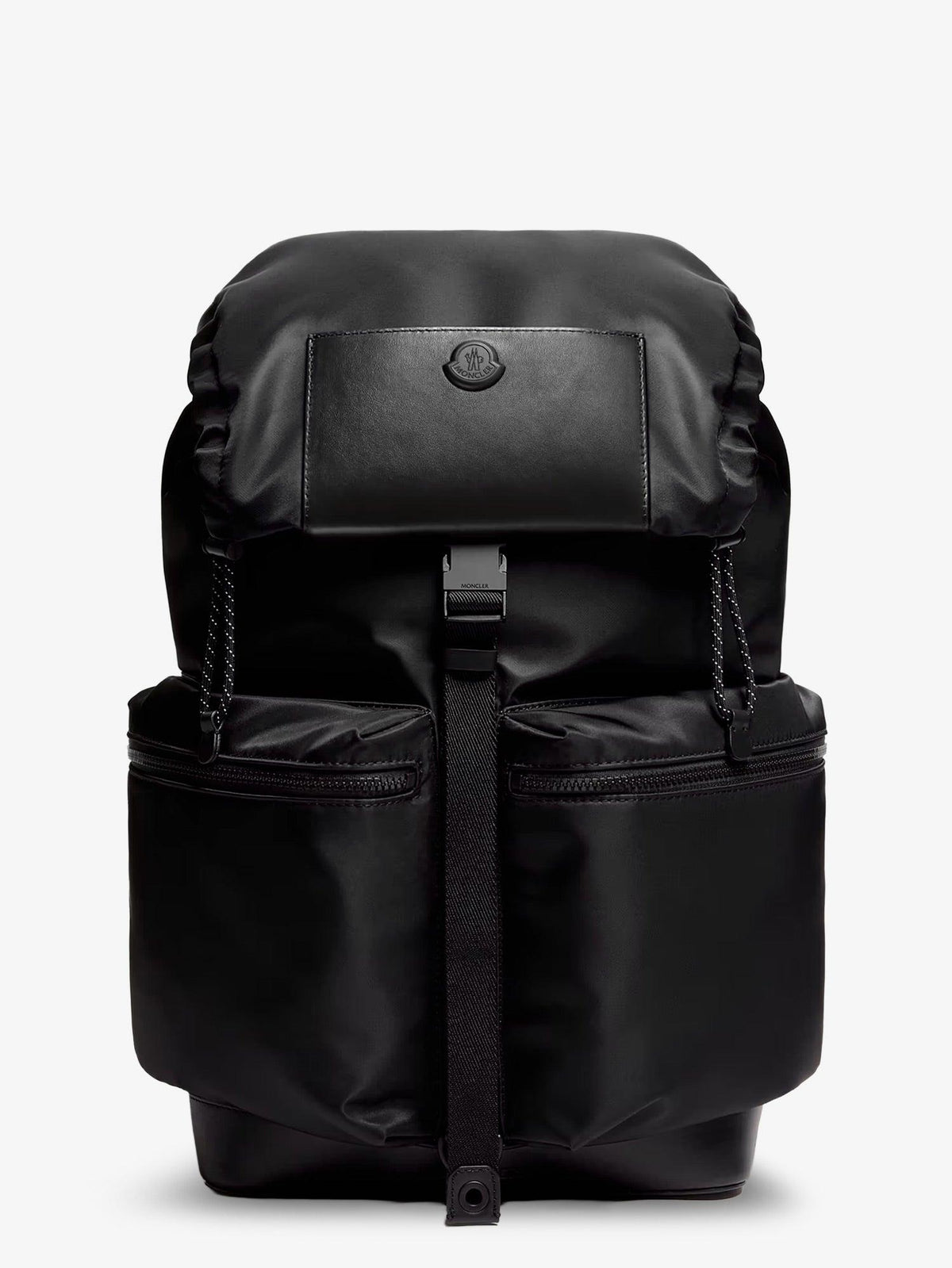Moncler Black Nylon Backpack for Men