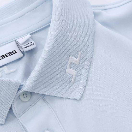 J LINDEBERG Tour Tech Performance Polo Shirt for Me GMJT14647O611 SKYWRITING DOM