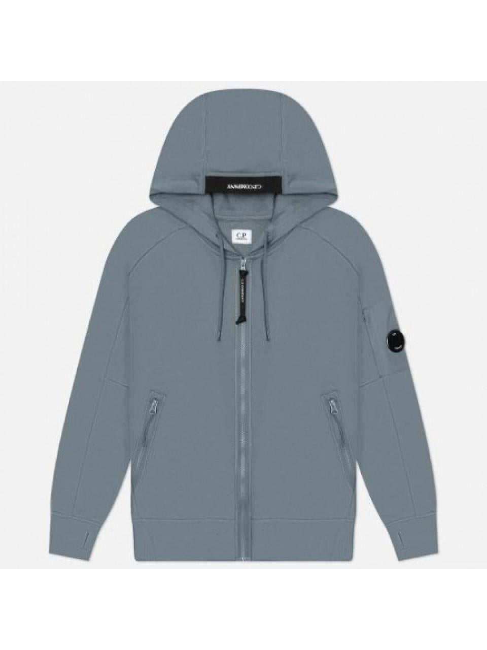 CP Company Diagonal Raised Fleece Full Zip Hooded Sweatshirt Men’s