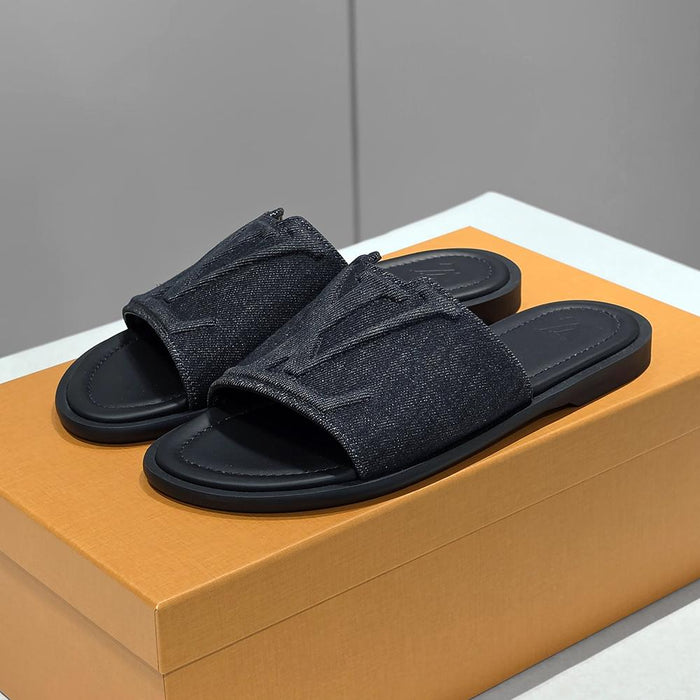 Louis Vuitton Portofino Mule Sandals Black Men’s