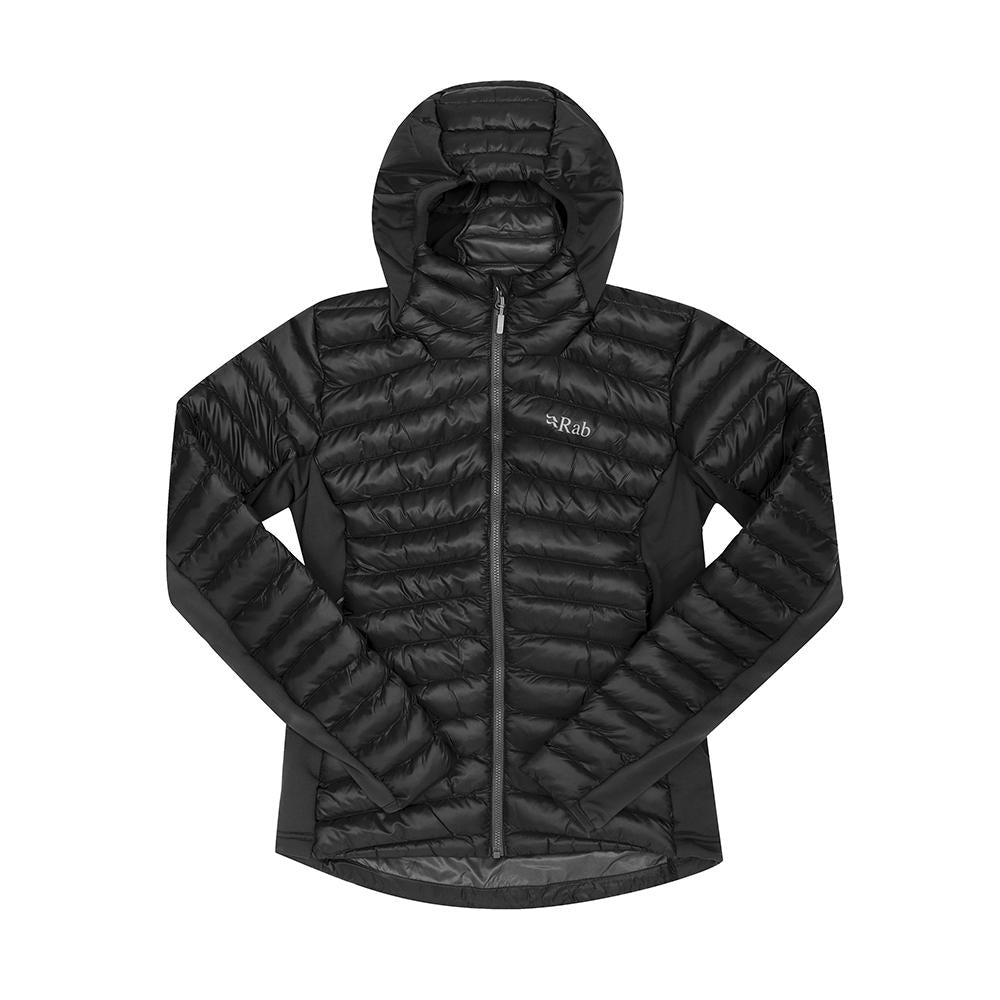 RAB Cirrus Flex Hooded Down Jacket Black Women’s QIP 32