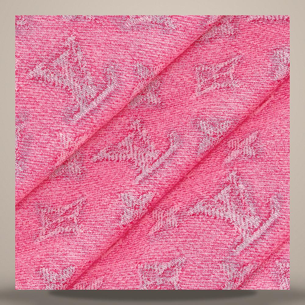 Louis Vuitton Denim Gradient Stole Scarf Fuchsia M03029
