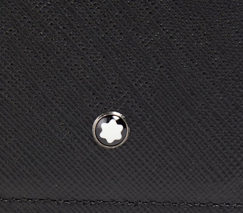 Montblanc Sartorial 3CC Leather Card Holder Black