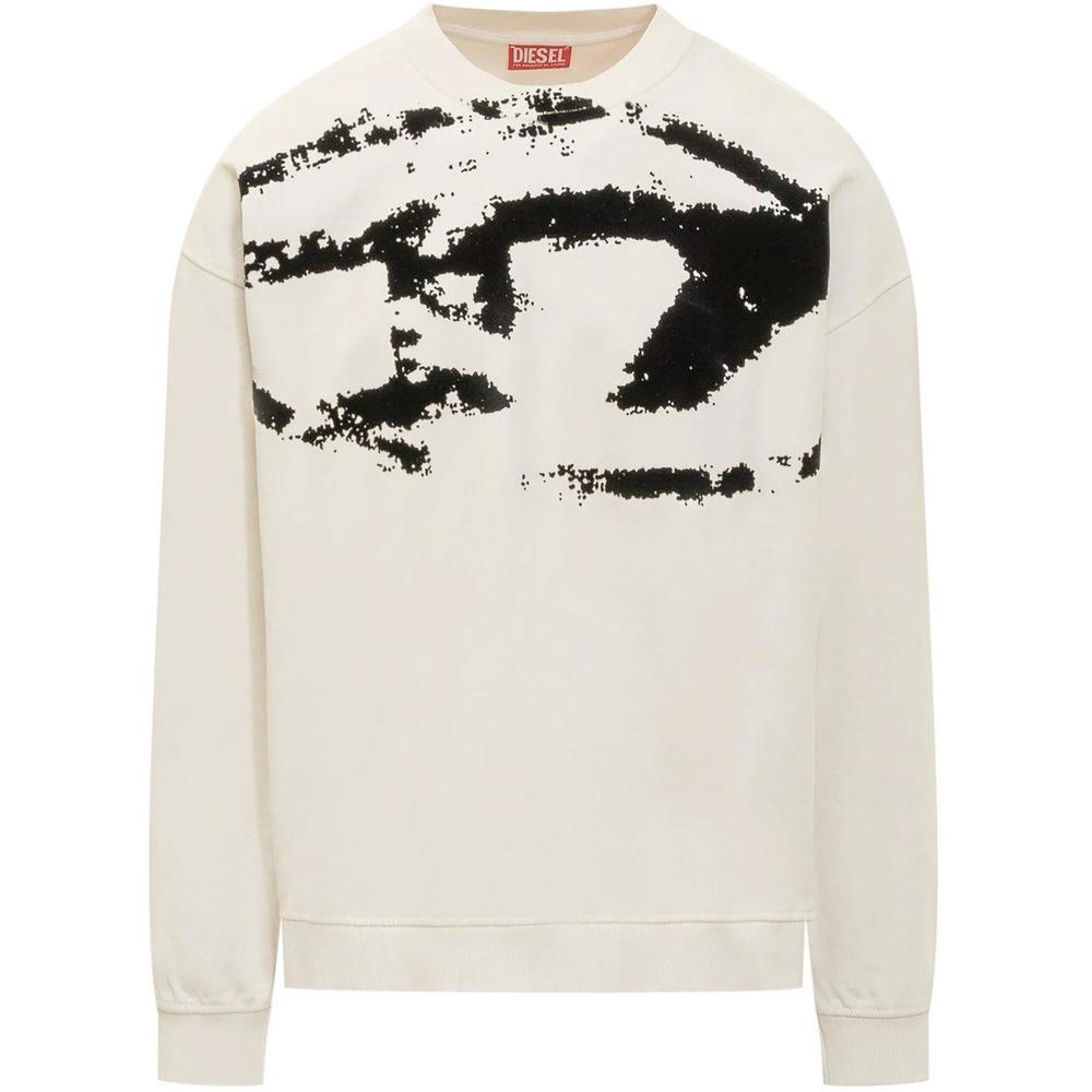 DIESEL Velvet Logo Sweatshirt for Men A13051 0DQAK 141A