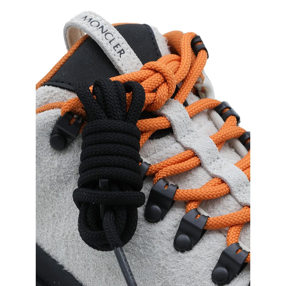 Moncler Leather Low-Top Sneakers for Men White