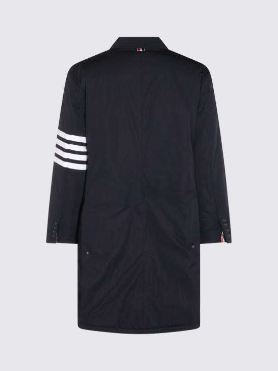 THOM BROWNE Navy Down Puffer Jacket for Women