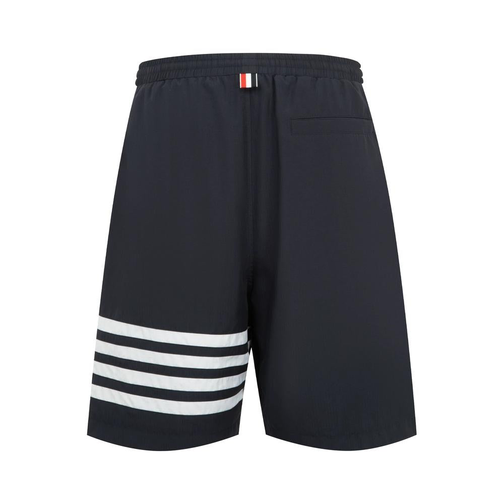 THOM BROWNE Ripstop 4-Bar Men’s Short Pants Navy