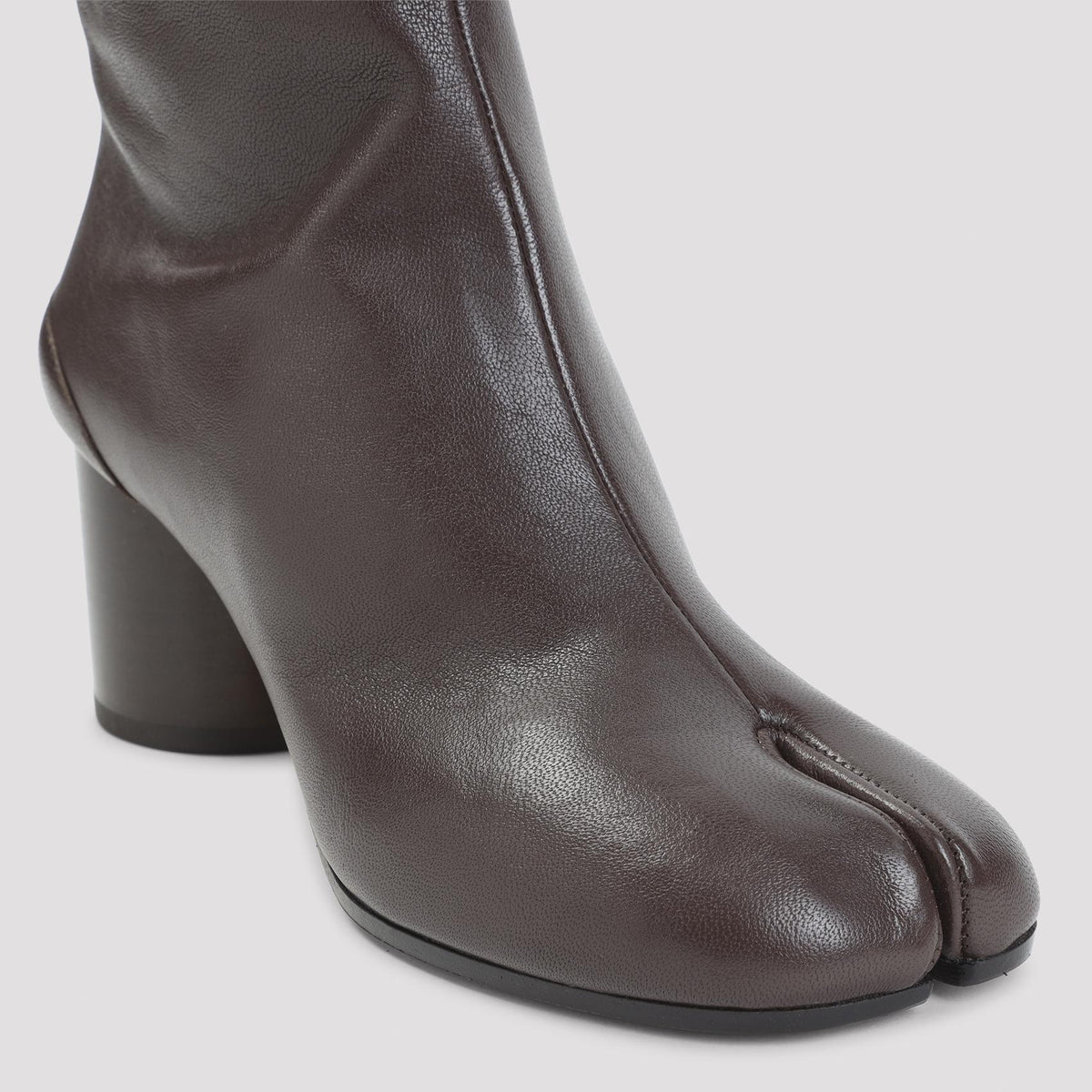 Maison Margiela Black Leather Ankle Boots