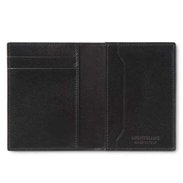 Montblanc Meisterstück Business Card Holder Black Leather Wallet