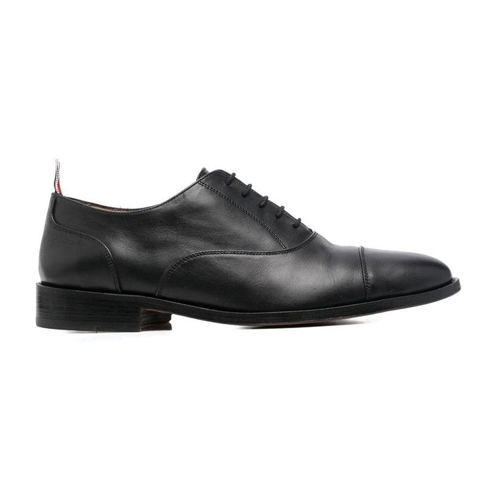 THOM BROWNE Vitello Leather Tricolor Tab Men’s Oxford Shoes