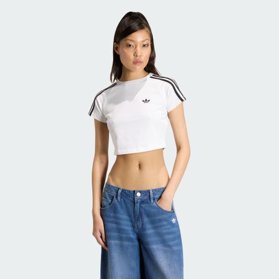 Adidas Short Sleeve T-Shirt Women’s Black Cotton Crewneck KG3699 DOM