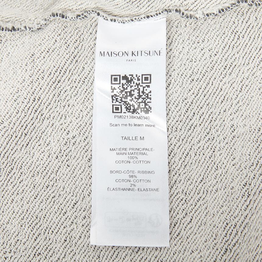 Maison Kitsune Fox Head Men’s Hooded Zip-Up Cardigan PM02138 KM0340 H170