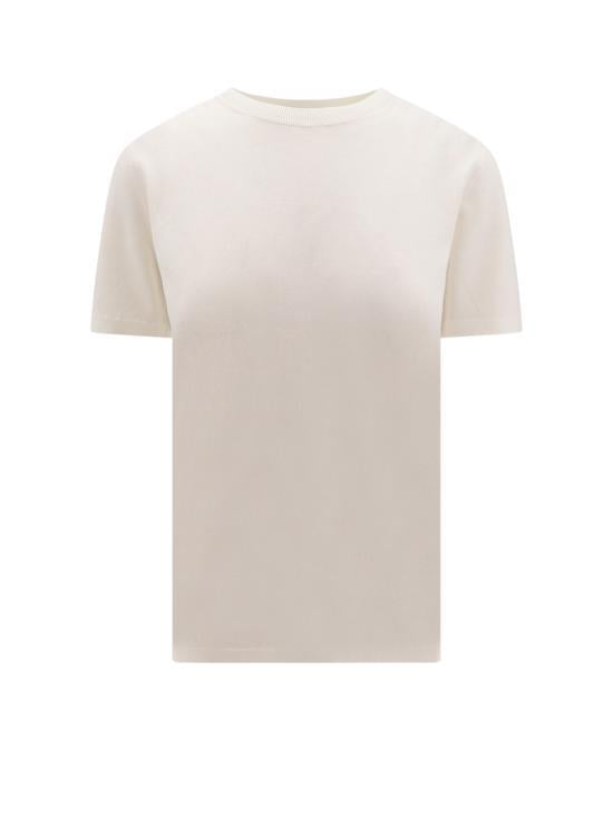 Loro Piana White Short Sleeve T-Shirt Women’s Cotton Top