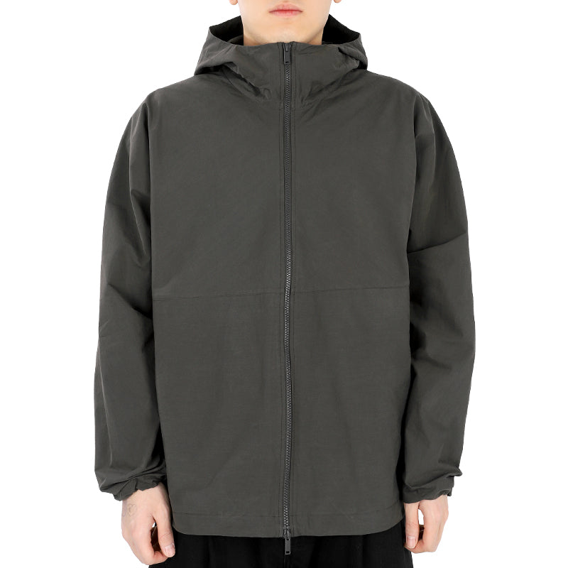 STUDIO NICHOLSON Men’s Pavoni Canvas Hooded Jacket Khaki Bro FAVONI SNM 919 MOSS