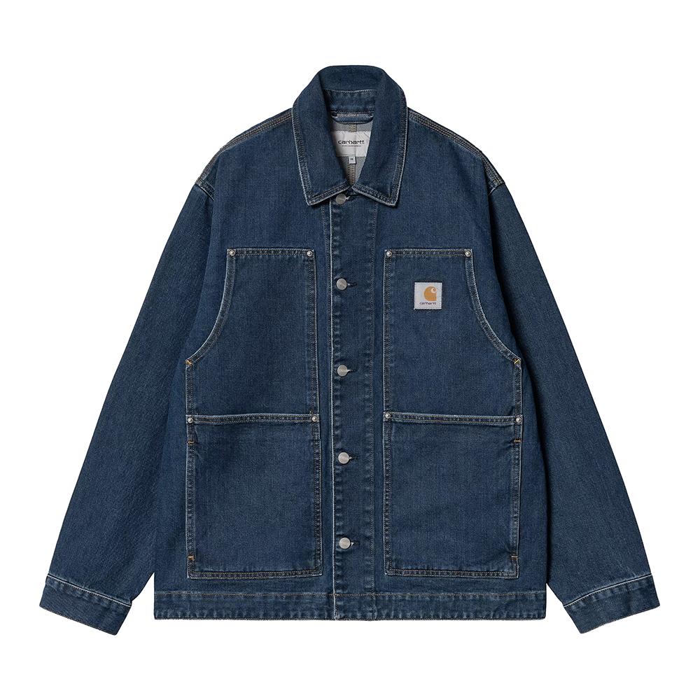 Carhartt OG Double Front Denim Jacket Blue Stone Washed I034866 01 06