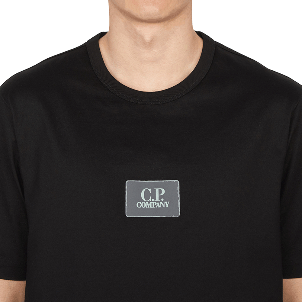 CP Company Logo Short Sleeve T-Shirt Black 18CMTS108A
