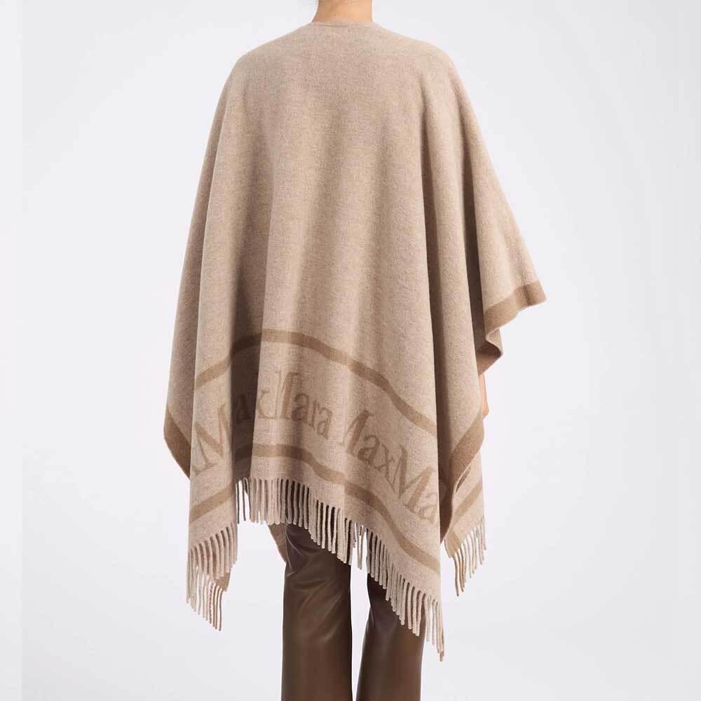 Max Mara Hilde Wool Cape Coat for Women 24546071600 001