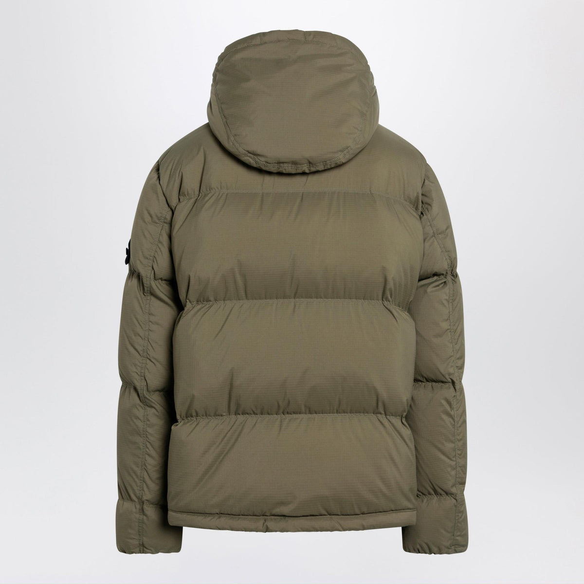 STONE ISLAND Black Nylon Down Puffer Jacket for Men