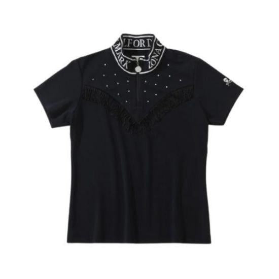 MARK&LONA Cotton Polo Shirt for Men MLW4BAA080019 BLACK DOM