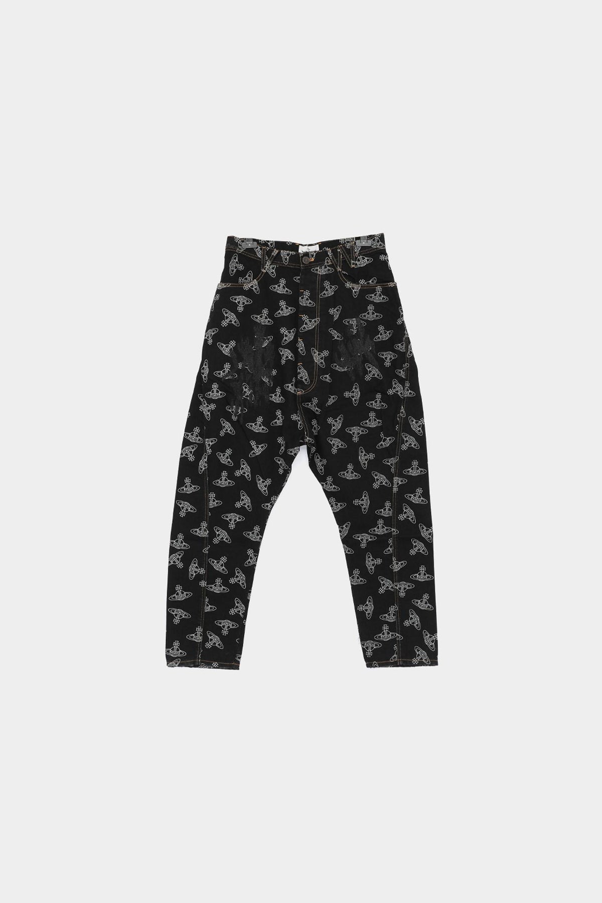 Vivienne Westwood ORB Allover Twist Denim Men's Pants