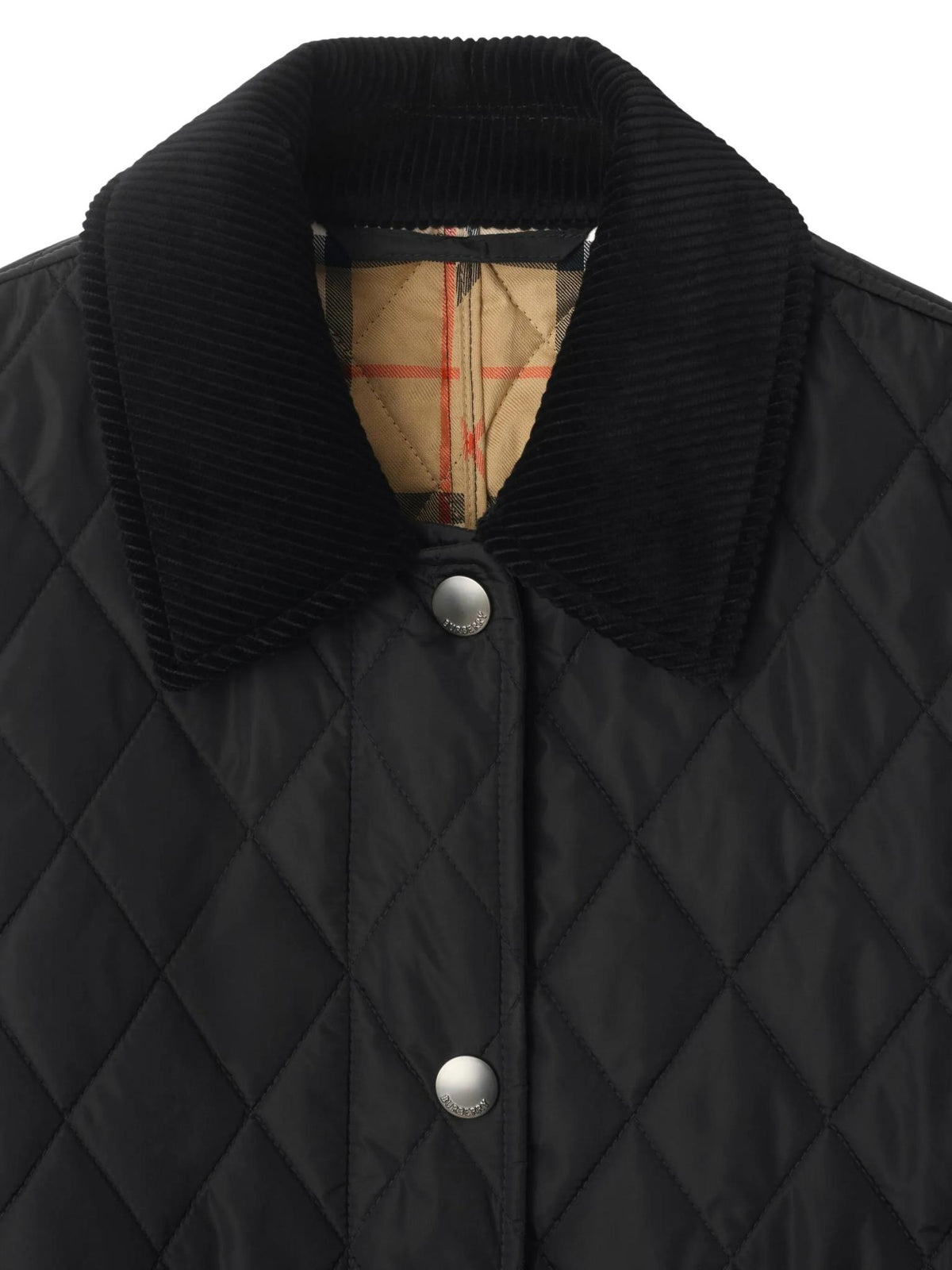 BURBERRY Black Down Puffer Jacket Women