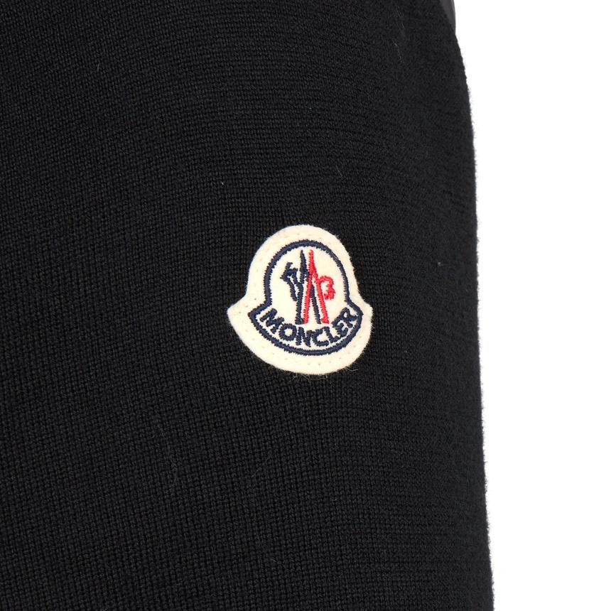 Moncler Women’s Padded Zip-Up Cardigan Black Knit