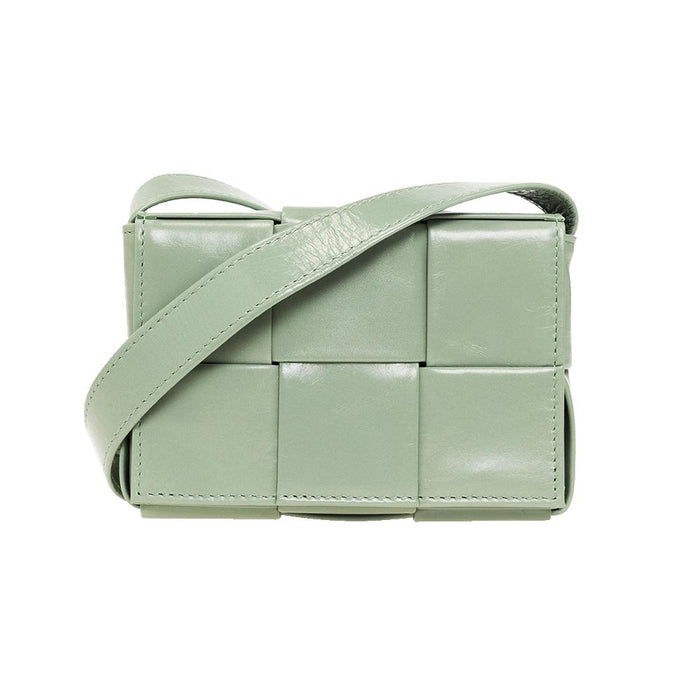 Bottega Veneta Intrecciato Mini Cassette Leather Shoulder Bag