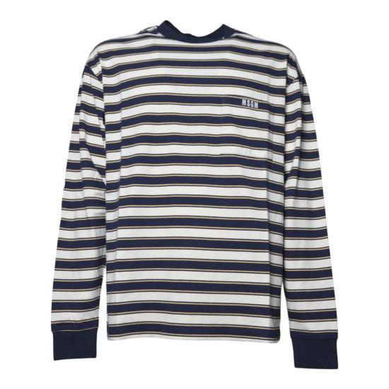 MSGM Long Sleeve Sweatshirt for Men 4040MM115D 267019 02 WHITE DOM