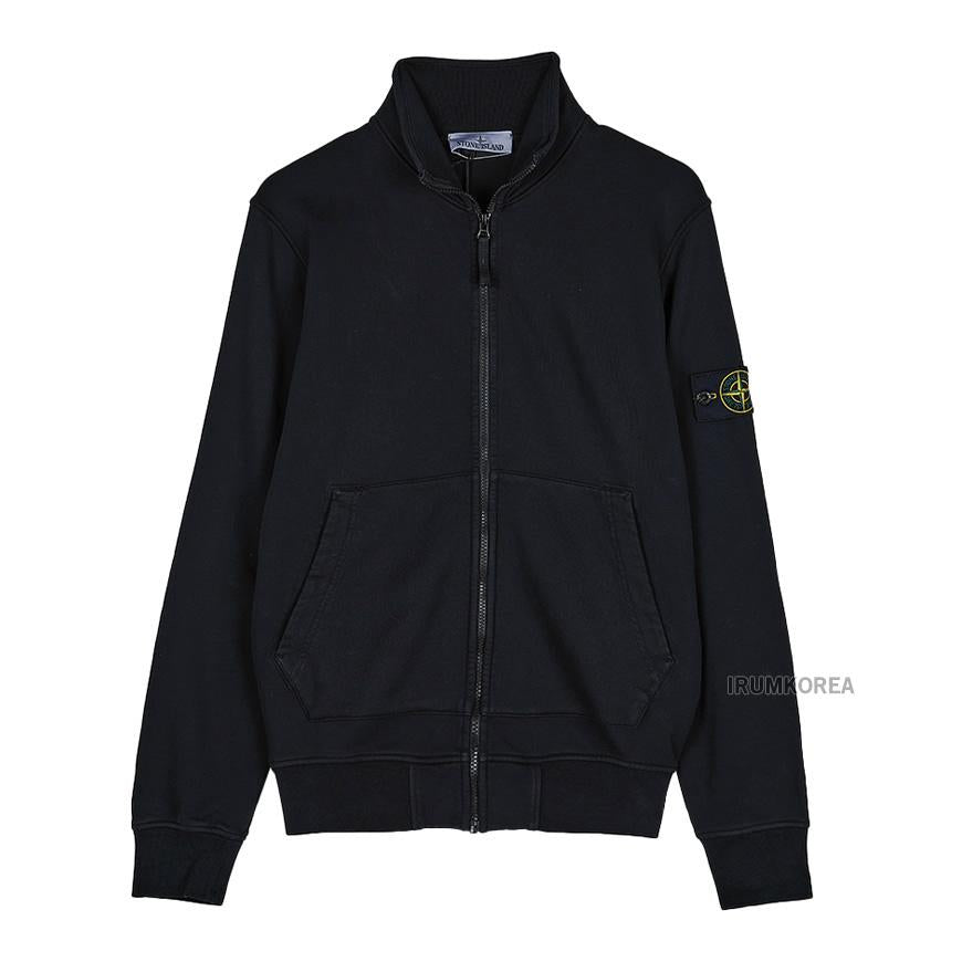 STONE ISLAND Men’s Organic Cotton Zip-Up Hoodie K2S156100063 S0051 V0029