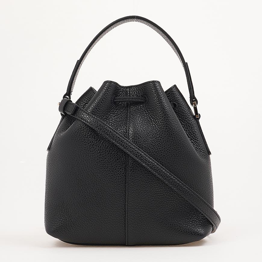 Ferragamo Women’s Hug Multi-Pocket Bucket Bag Black Leather