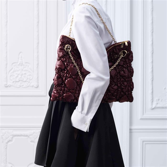 DIOR Crunch Bag Medium Tote Bag