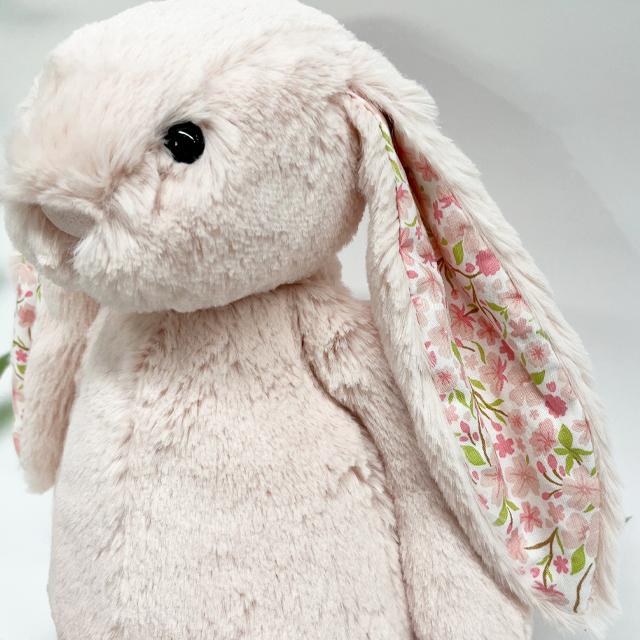 jELLYCAT Blossom Blush Bunny Cherry Medium Keyring Accessory