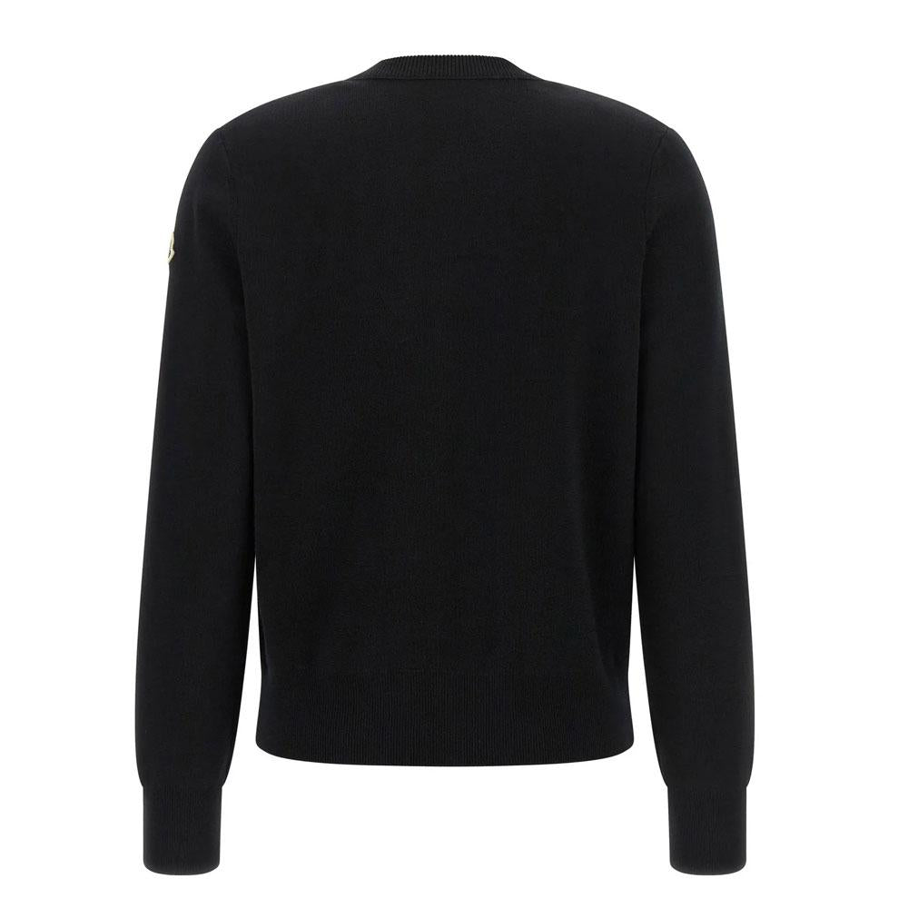Moncler Black Padded Wool Zip-Up Cardigan Men’s