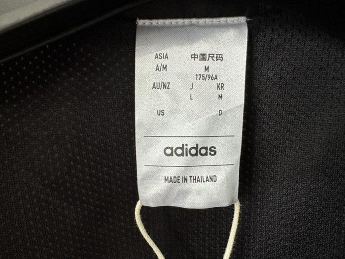 Adidas Black Windbreaker Bomber Jacket Mens IX1349